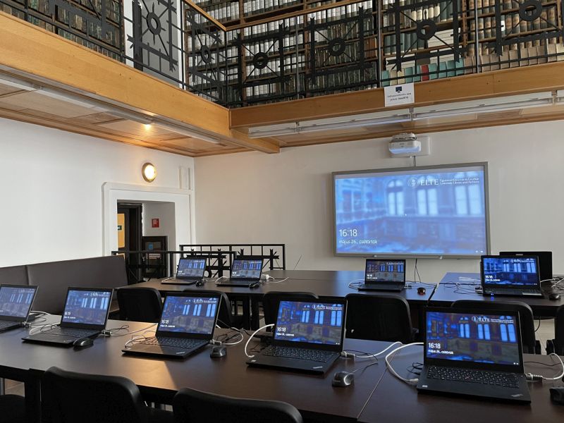 Classroom with computers