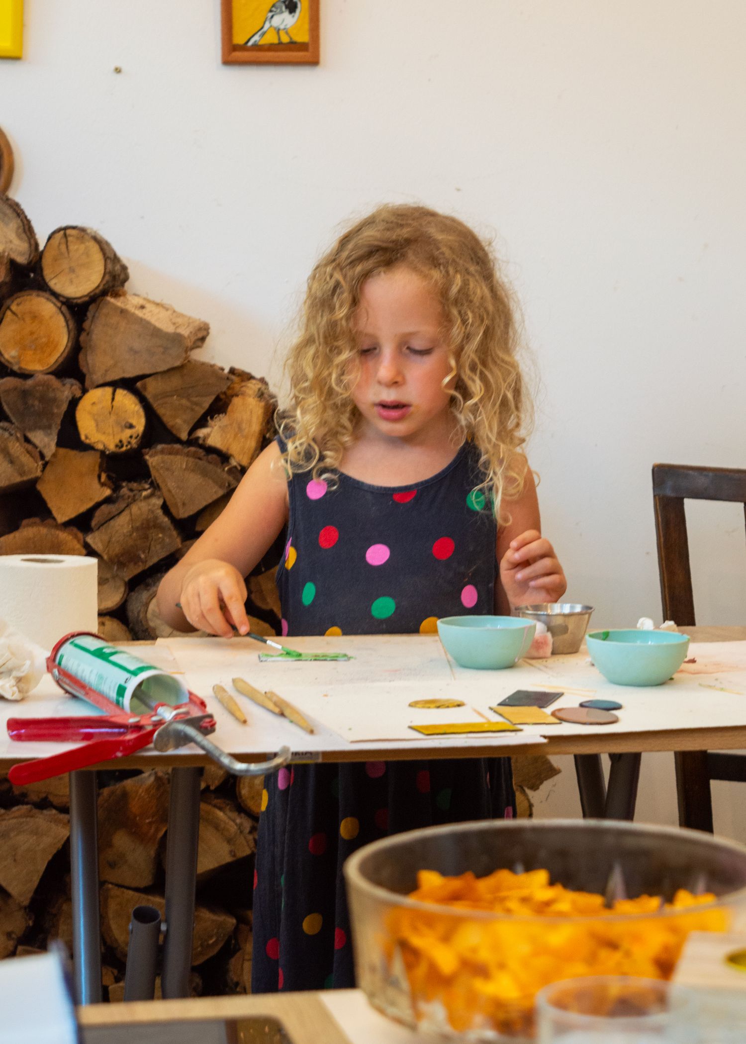 Fire enamel workshop